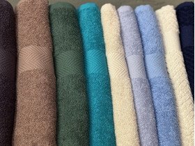 Рушник махровий 50x80 Узтекс Блакитний