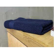 Полотенце махровое 70x130 Узтекс Темно синее