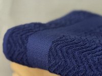 Полотенце махровое 70x130 Узтекс Темно синее