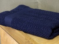 Полотенце махровое 70x130 Узтекс Темно синее