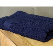 Полотенце махровое 70x130 Узтекс Темно синее