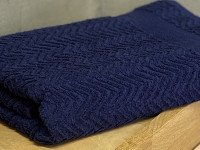 Рушник махровий 50x80 Узтекс Темно-синій