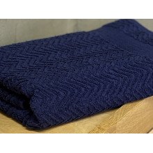 Полотенце махровое 70x130 Узтекс Темно синее