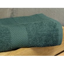 Полотенце махровое 50x80 Узтекс Темно зеленое
