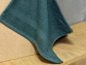 Полотенце махровое 50x80 Узтекс Темно зеленое
