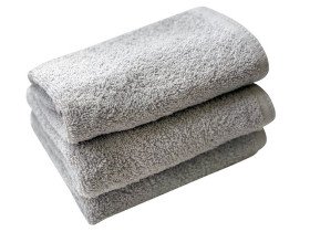 Салфетка махровая 30x50 Ecotton Светло серая 380