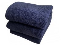 Салфетка махровая 30x50 Ecotton Темно синяя 380