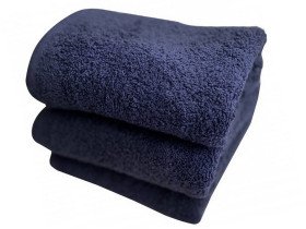 Салфетка махровая 30x50 Ecotton Темно синяя 380