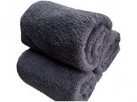Салфетка махровая 30x50 Ecotton Темно серая 380