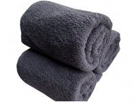 Салфетка махровая 30x50 Ecotton Темно серая 380