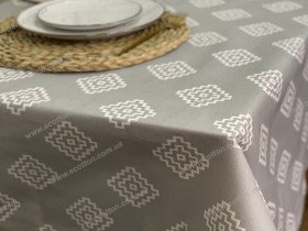 Скатертина 170x150 Ecotton DUCK Сіра 1003-10