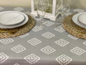 Скатертина 170x150 Ecotton DUCK Сіра 1003-10