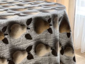 Скатертина 170x150 Ecotton DUCK 3D з грушами 3848-1