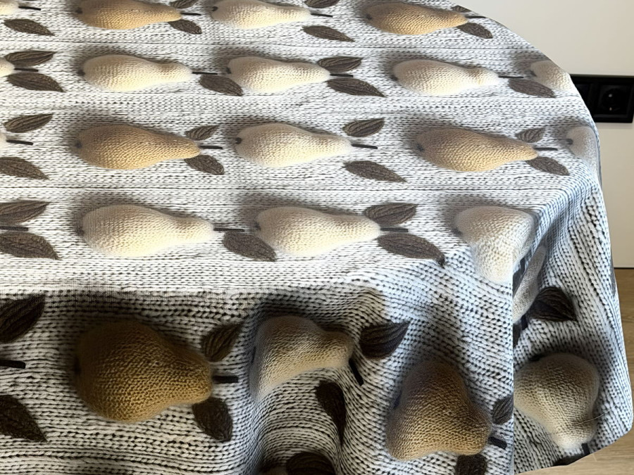 Скатерть 170x220 Ecotton DUCK с грушами 3848-1