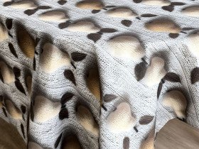 Скатертина 170x150 Ecotton DUCK 3D з грушами 3848-1