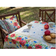 Скатерть 150x180 Ecotton Рогожка Колоски 18752/1