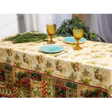 Скатерть 150x180 Ecotton Рогожка Новогодний винтаж 30159/1