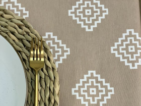 Скатерть 170x200 Ecotton DUCK Бежевая 1003-11