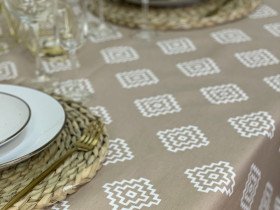 Скатертина 170x220 Ecotton DUCK Бежева 1003-11
