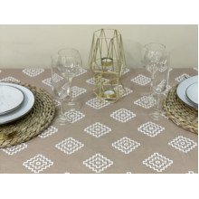 Скатертина 170x150 Ecotton DUCK Бежева 1003-11