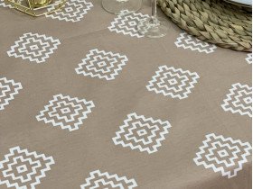 Скатерть 170x150 Ecotton DUCK Бежевая 1003-11