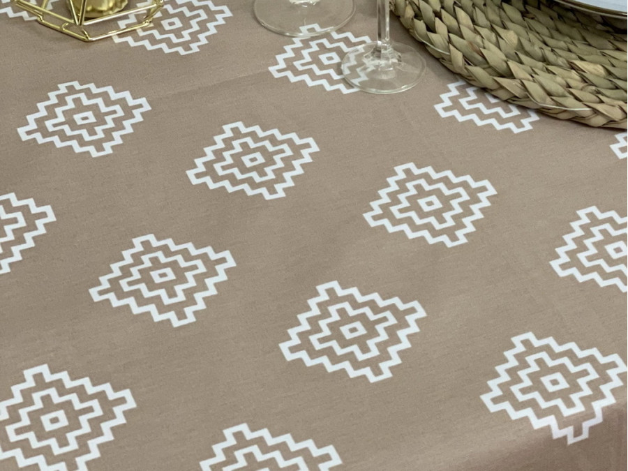 Скатерть 170x200 Ecotton DUCK Бежевая 1003-11