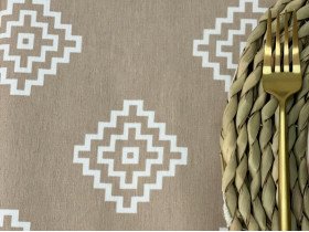 Скатертина 170x220 Ecotton DUCK Бежева 1003-11