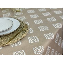 Скатертина 170x220 Ecotton DUCK Бежева 1003-11