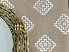 Скатерть 170x200 Ecotton DUCK Бежевая 1003-11