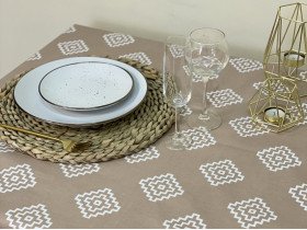 Скатерть 170x200 Ecotton DUCK Бежевая 1003-11