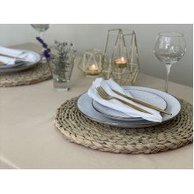 Скатерть 170x220 Ecotton DUCK Бежевая