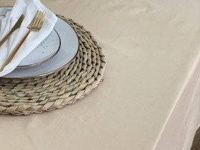 Скатерть 170x150 Ecotton DUCK Бежевая