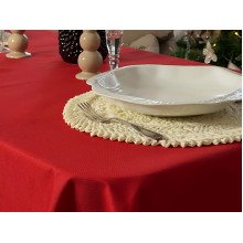 Tablecloth 170x200 Ecotton DUCK Red 4070