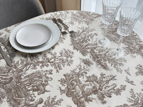 Скатерть 170x200 Ecotton DUCK Бежевая 30497