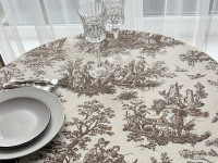 Скатерть 170x220 Ecotton DUCK Бежевая 30497