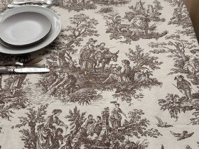 Скатертина 170x150 Ecotton DUCK Бежева 30497