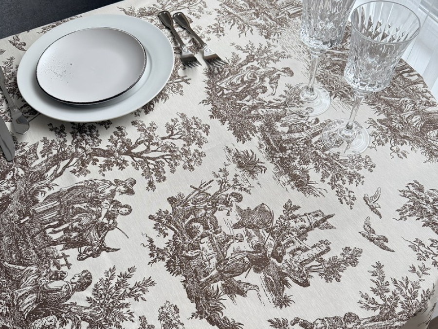 Скатерть 170x200 Ecotton DUCK Бежевая 30497