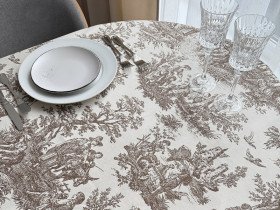 Скатертина 170x200 Ecotton DUCK Бежева 30497