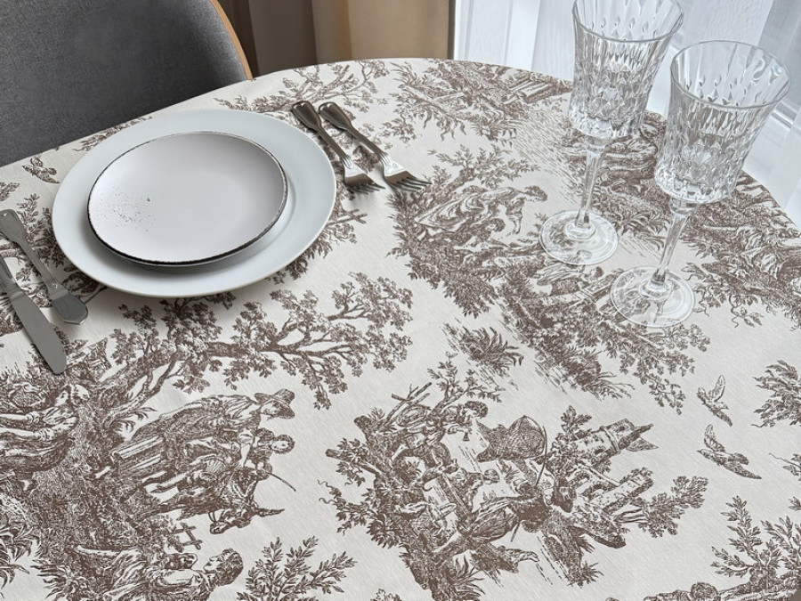 Скатерть 170x200 Ecotton DUCK Бежевая 30497