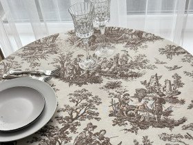 Скатерть 170x220 Ecotton DUCK Бежевая 30497