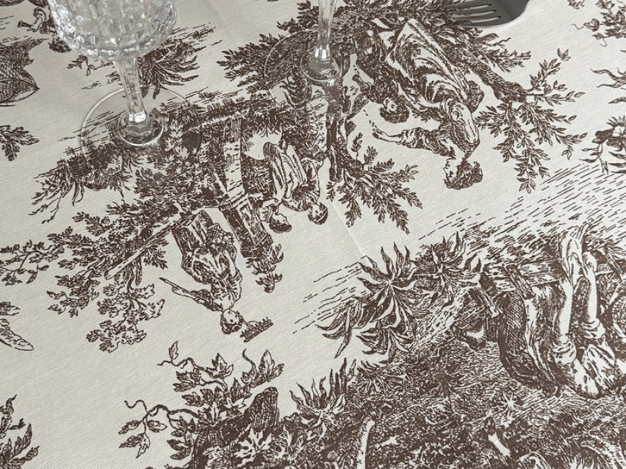 Скатерть 170x200 Ecotton DUCK Бежевая 30497