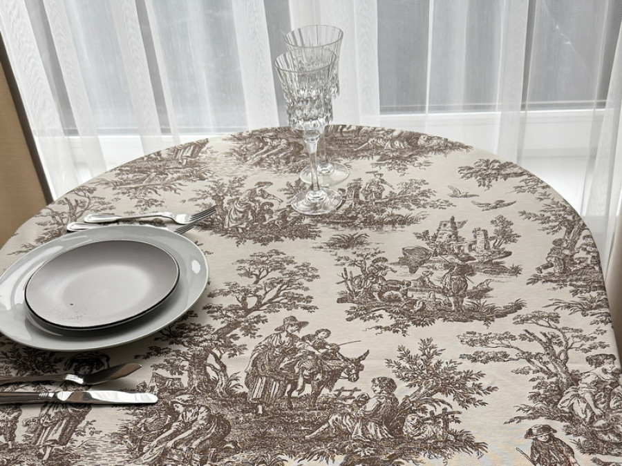 Скатерть 170x200 Ecotton DUCK Бежевая 30497