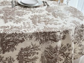 Скатерть 170x200 Ecotton DUCK Бежевая 30497