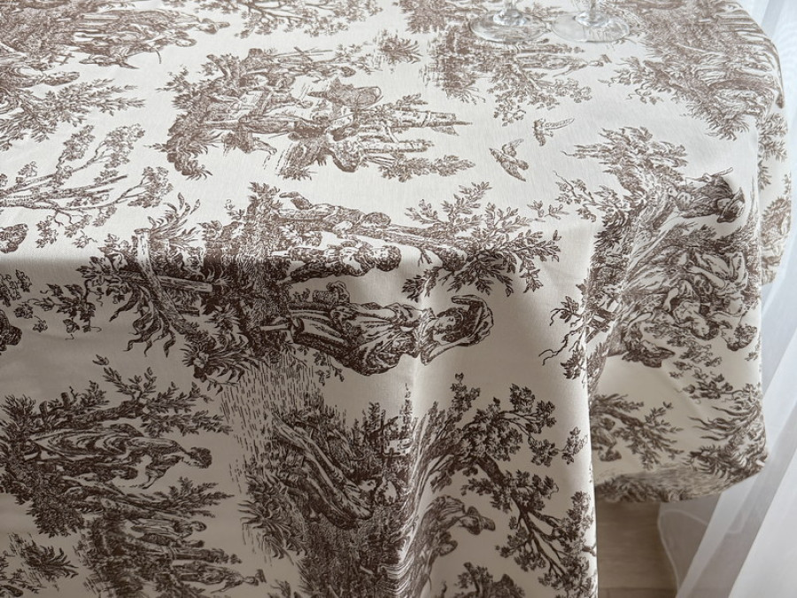 Скатерть 170x200 Ecotton DUCK Бежевая 30497