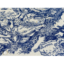 Tablecloth 170x220 Ecotton DUCK Italiano beige 30497-Blue