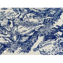Tablecloth 170x220 Ecotton DUCK Italiano beige 30497-Blue