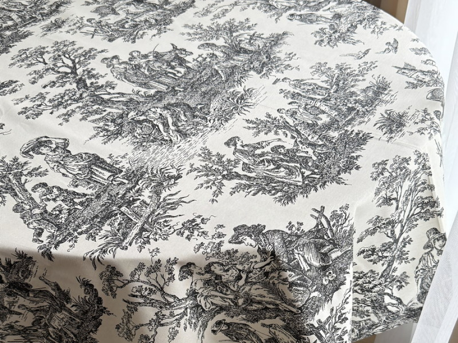 Скатертина 170x150 Ecotton DUCK Сіра 30497