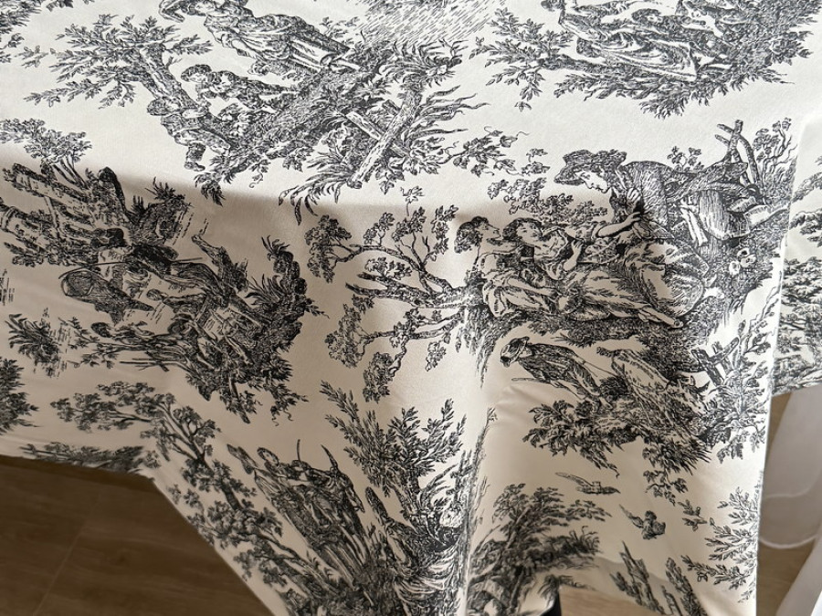 Скатерть 170x220 Ecotton DUCK  Серая 30497