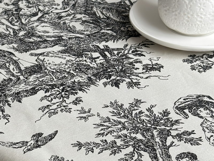 Скатерть 170x220 Ecotton DUCK  Серая 30497