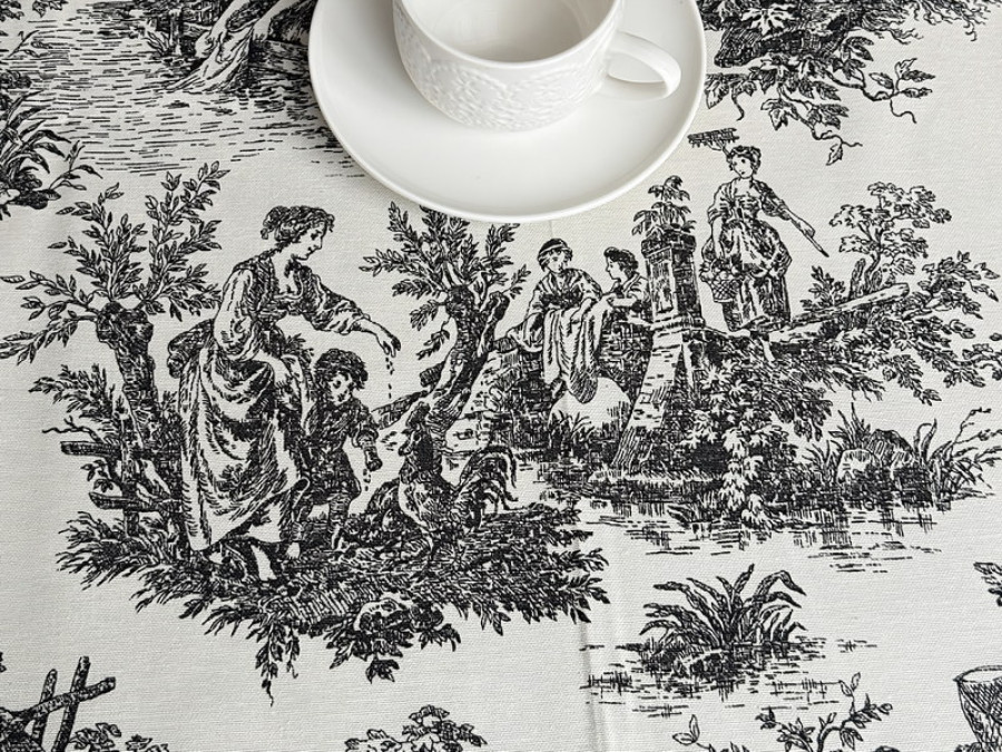 Скатерть 170x220 Ecotton DUCK Серая 30497